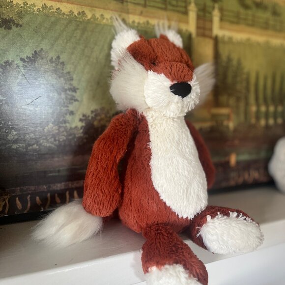 Bashful Fox Retired Jellycat Plush - Picture 2 of 7